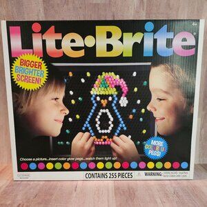 Lite Brite Kids Peg Game 255 Pieces New In Box